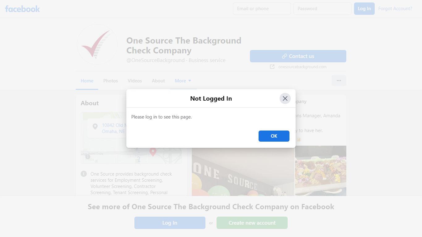 One Source The Background Check Company - Home - Facebook